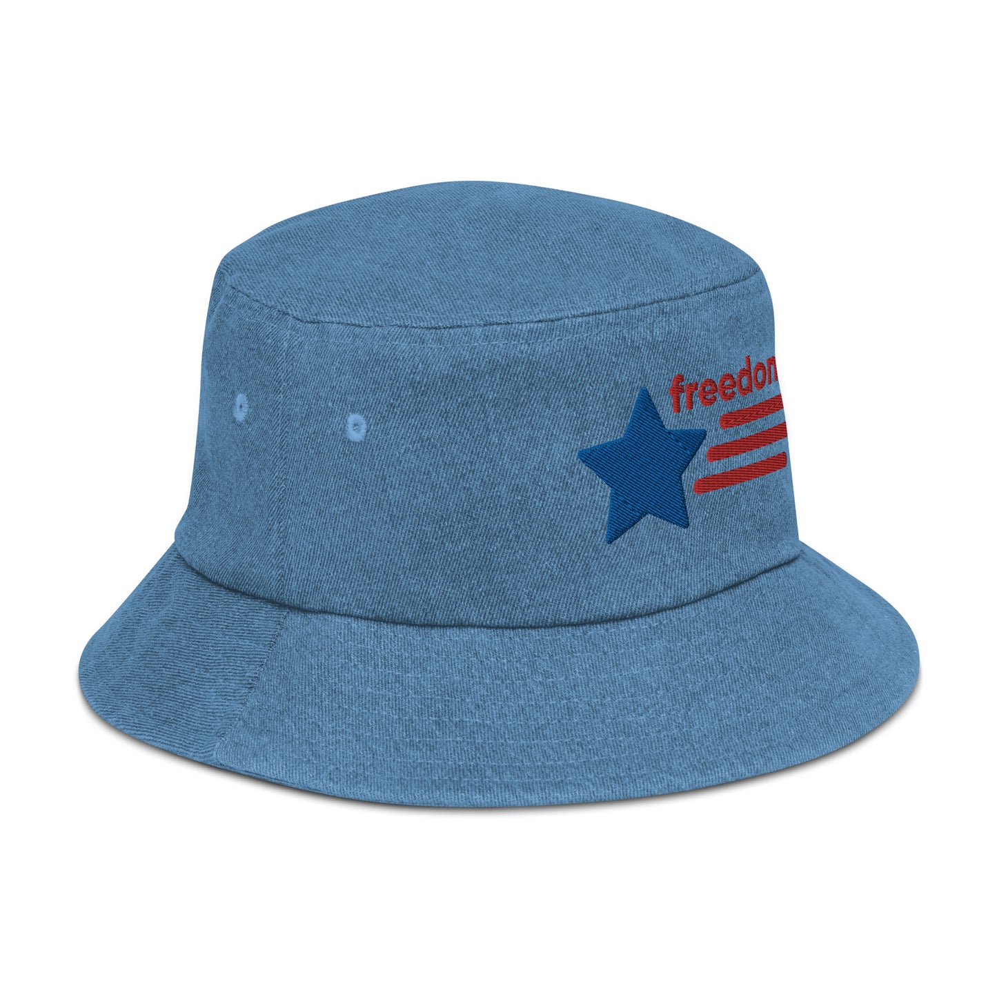 Denim bucket hat