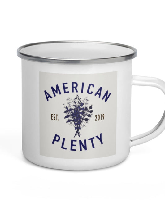 American Plenty Enamel Mug